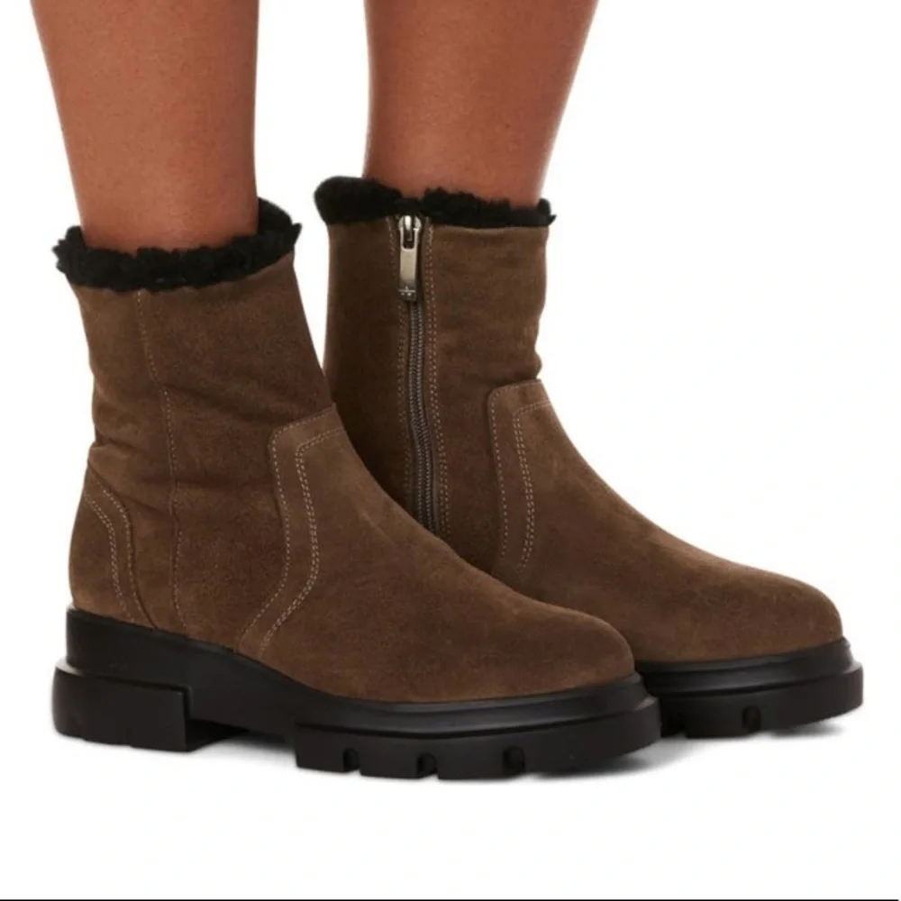 Aquatalia | Kyla Water‎ Resistant Genuine Shearling Bootie